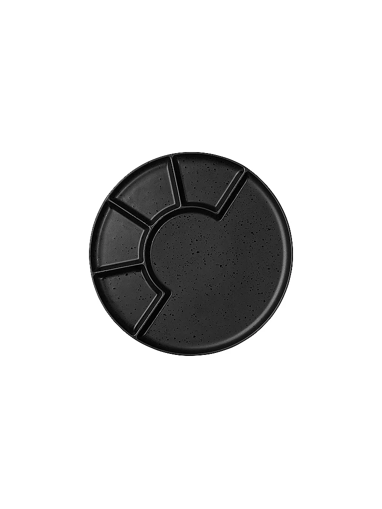 ASA SELECTION Aperitif- Fondueteller 24,2cm Coppa Kuro/Schwarz schwarz